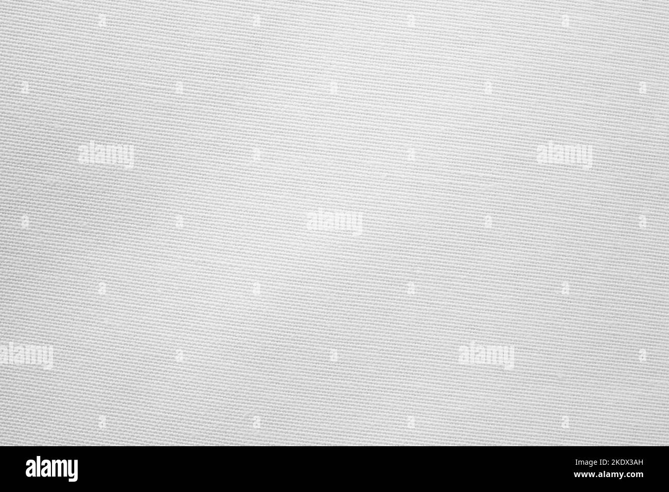 Close up of white clean canvas, seamless pattern backdrop Stock Photo
