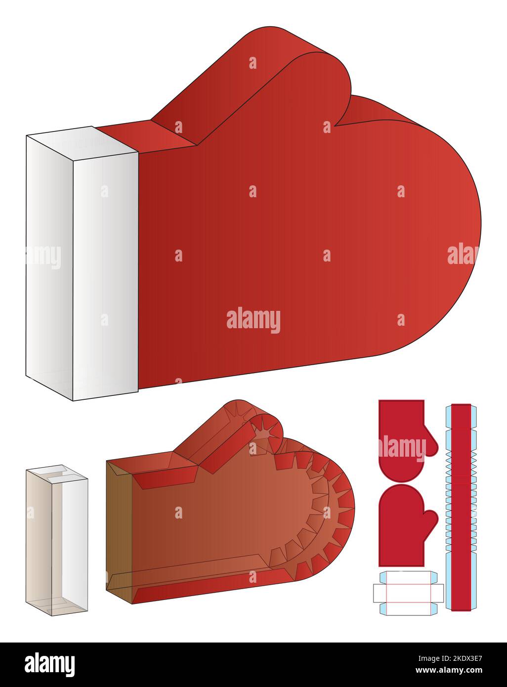 Christmas Glove Box Packaging Template Stock Vector Image Art Alamy christmas-glove-box-packaging-template-stock-vector-image-art-alamy