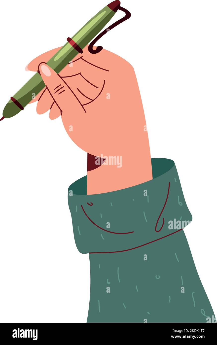 hand lifting pen supply icon Stock Vector Image & Art - Alamy