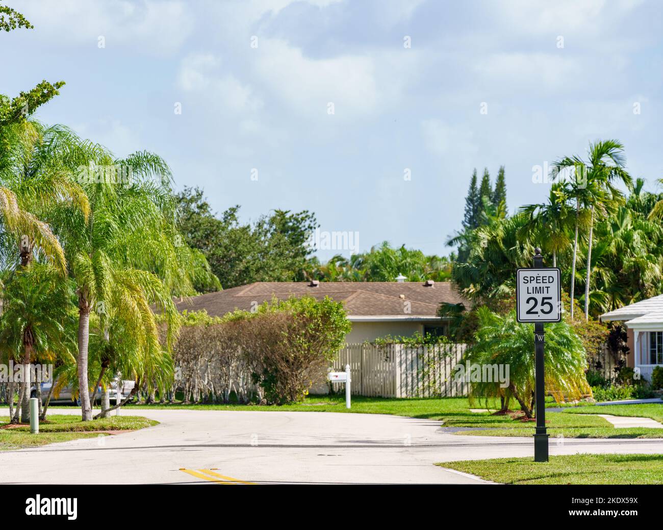 Weston, FL, USA November 8, 2022 Photo of an upscale house in Weston