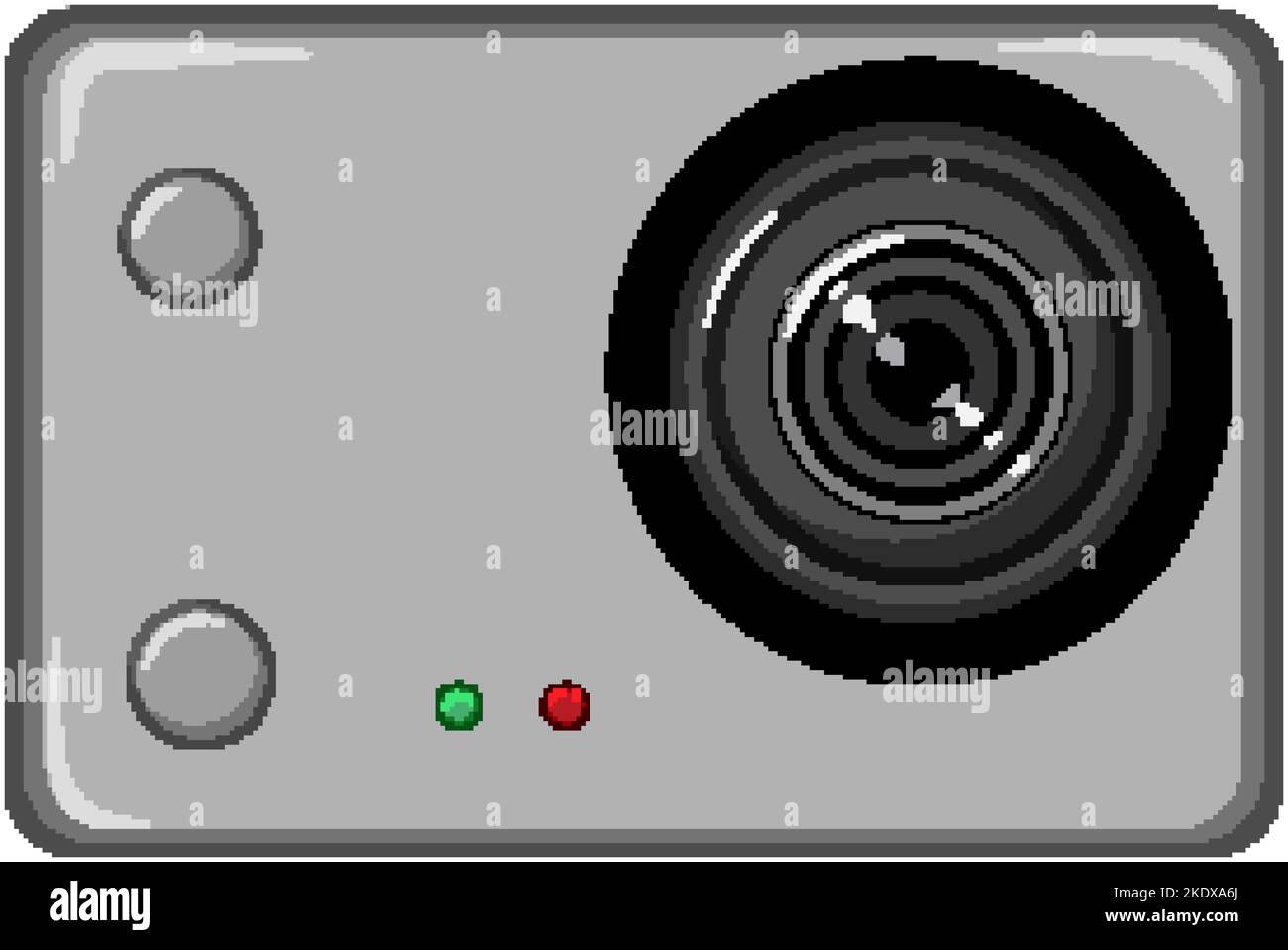 extreme action camera cartoon vector illustration Stock Vector Image