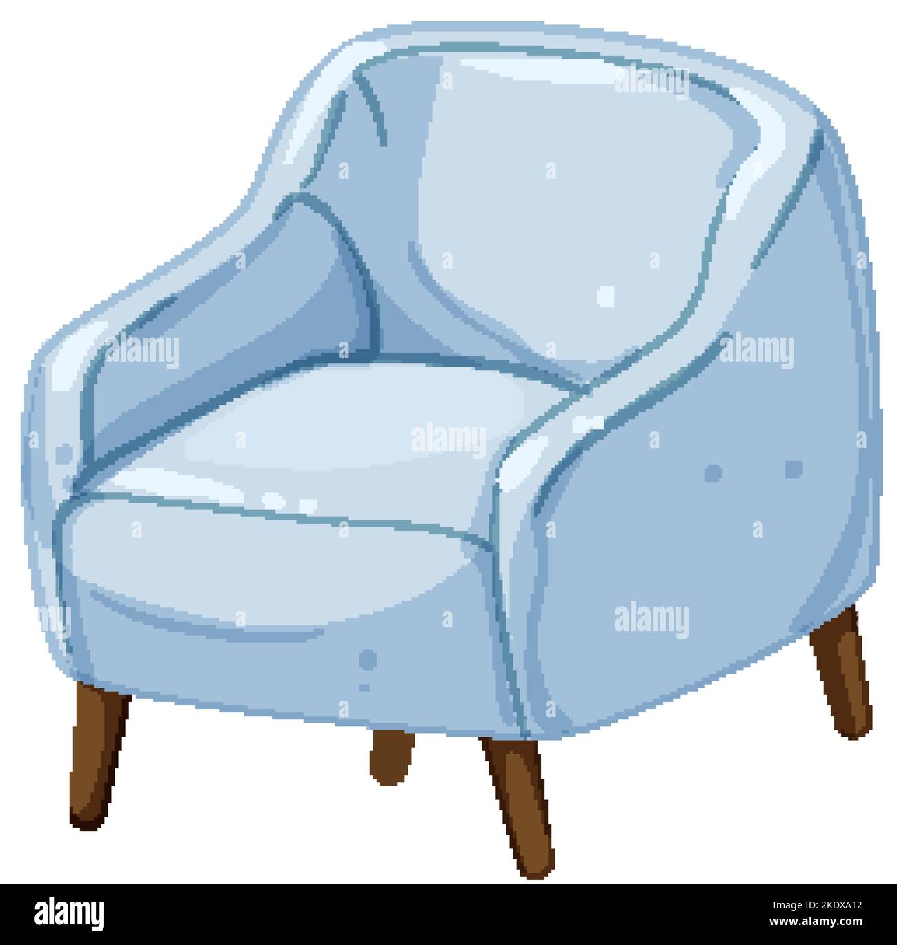 interior armchair chair cartoon vector illustration Stock Vector Image ...