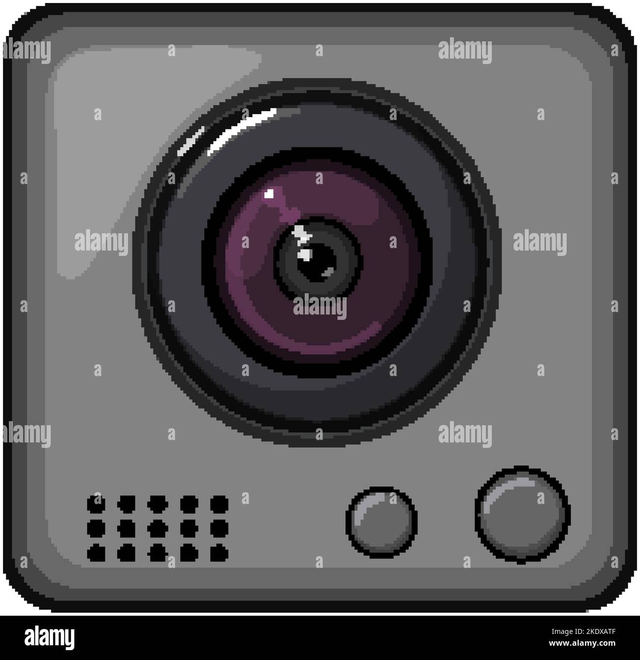 cam action camera cartoon vector illustration Stock Vector Image & Art