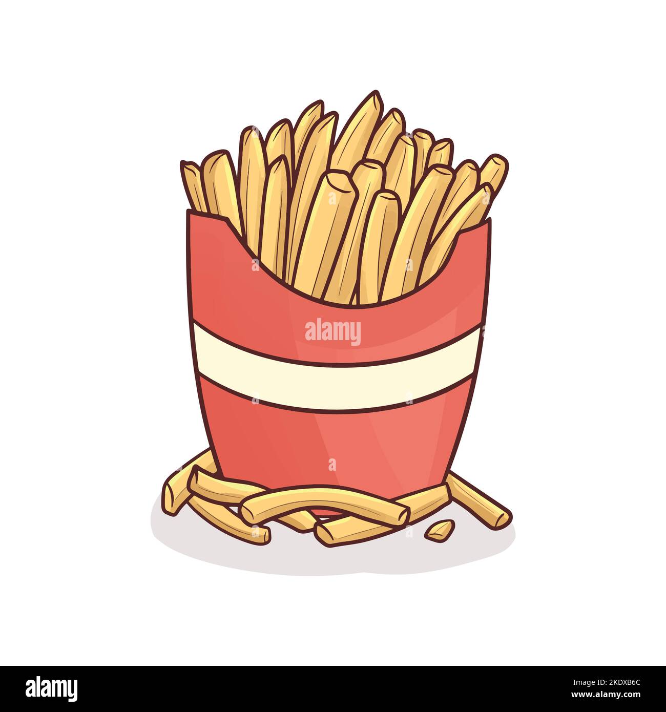 hand-drawn-french-fries-isolated-stock-vector-image-art-alamy