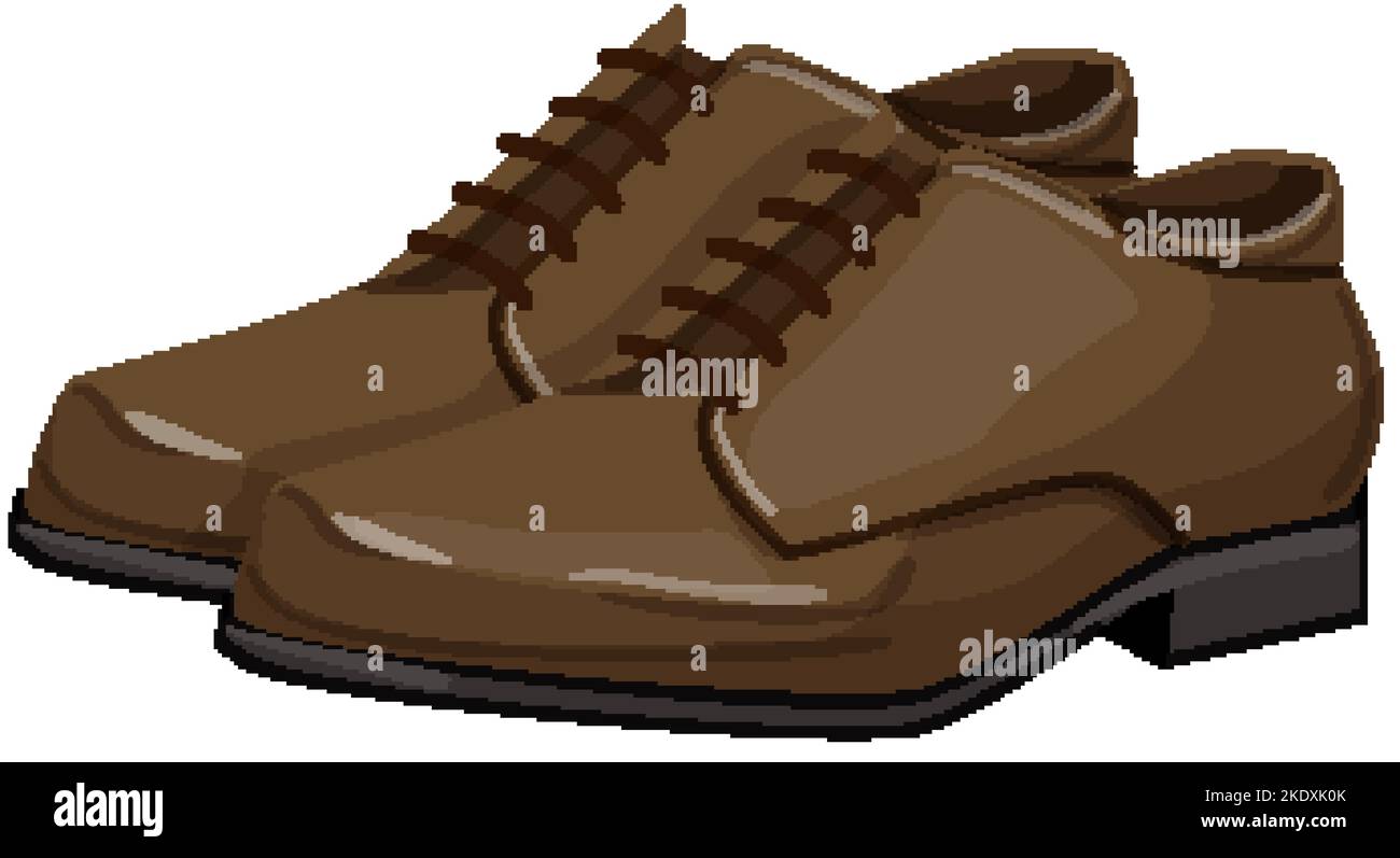 style man shoes cartoon vector illustration Stock Vector Image & Art ...
