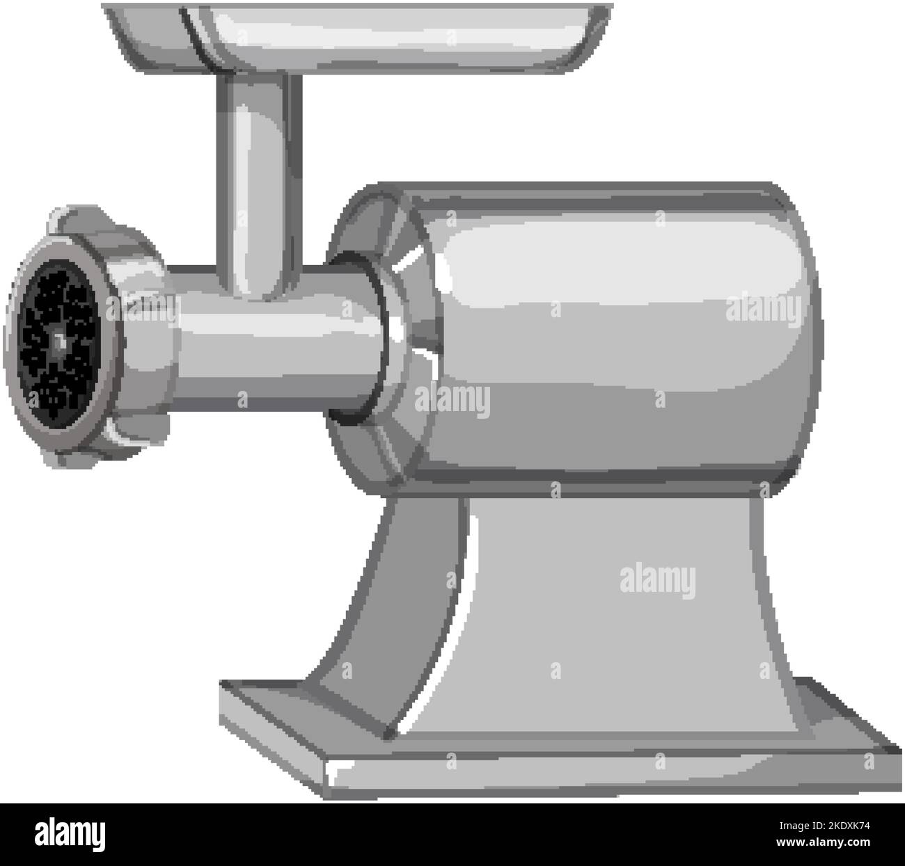 mincer meat grinder cartoon vector illustration Stock Vector Image
