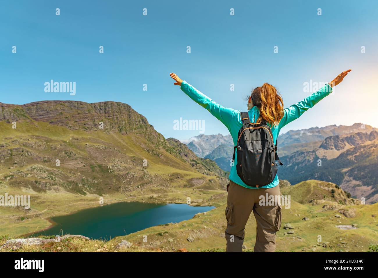 Young woman enjoying life hi-res stock photography and images - Alamy