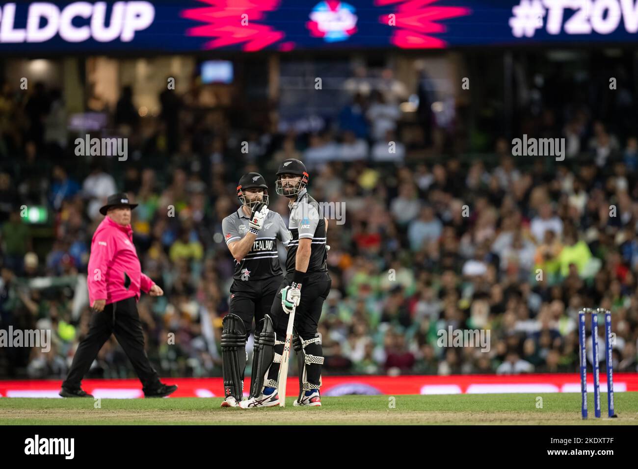 2022 t20 world cup semi final pakistan new zealand hi-res stock ...