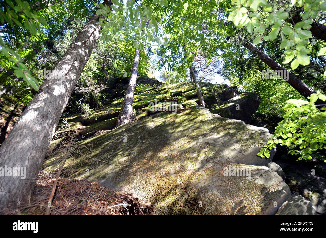 Austria, the so-called Hohl-Felsen - Hollow Rock - a natural wonder ...