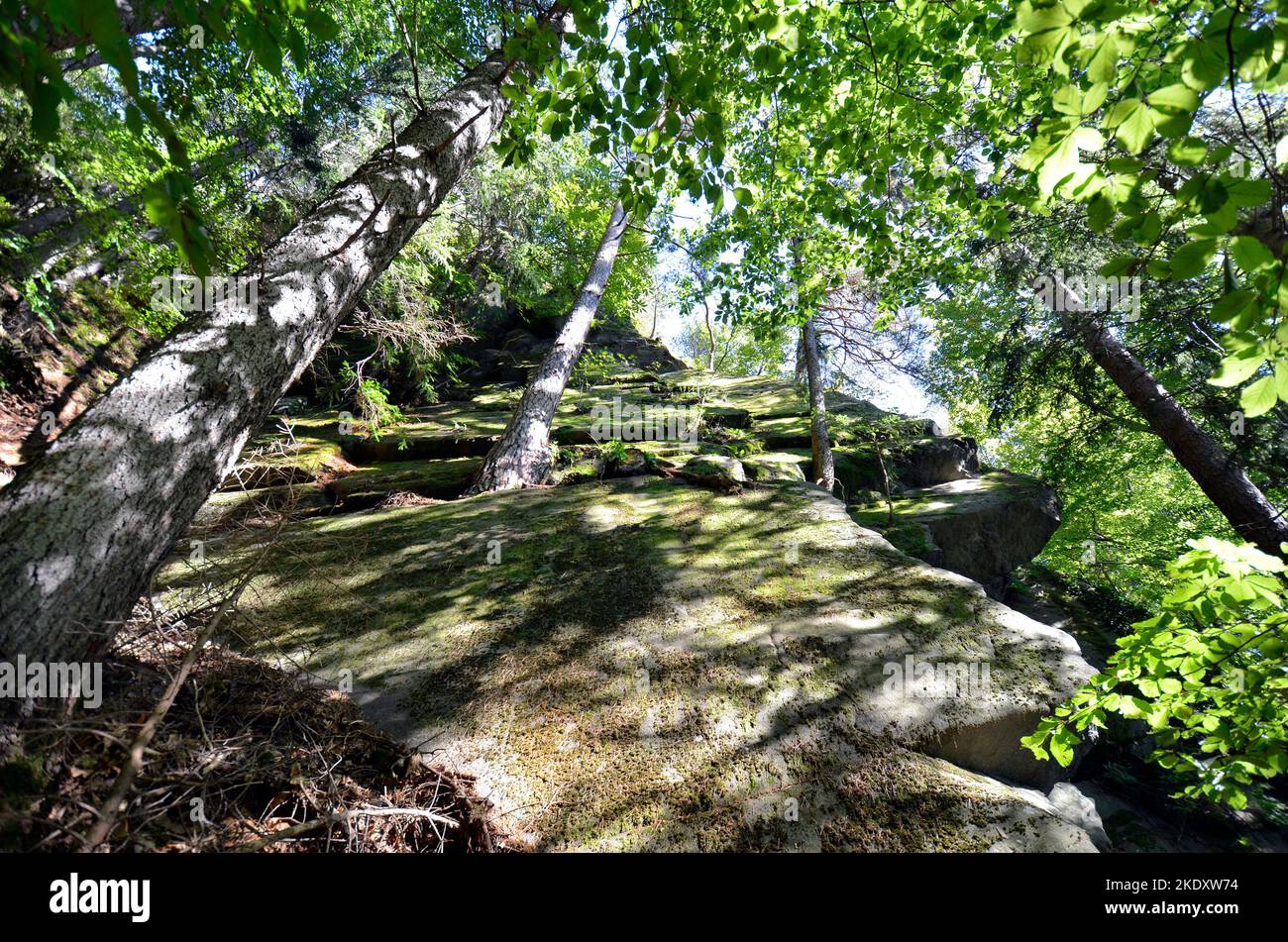 Austria, the so-called Hohl-Felsen - Hollow Rock - a natural wonder ...