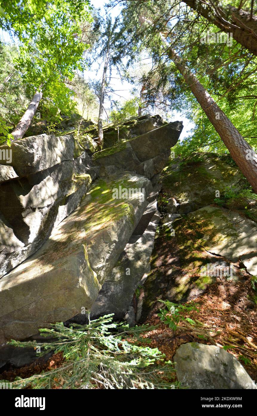 Austria, the so-called Hohl-Felsen - Hollow Rock - a natural wonder ...