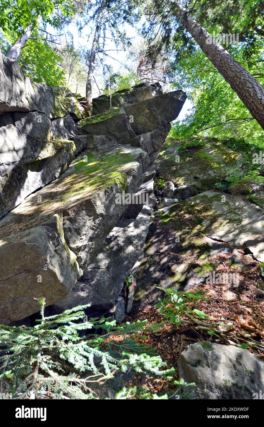 Austria, the so-called Hohl-Felsen - Hollow Rock - a natural wonder ...