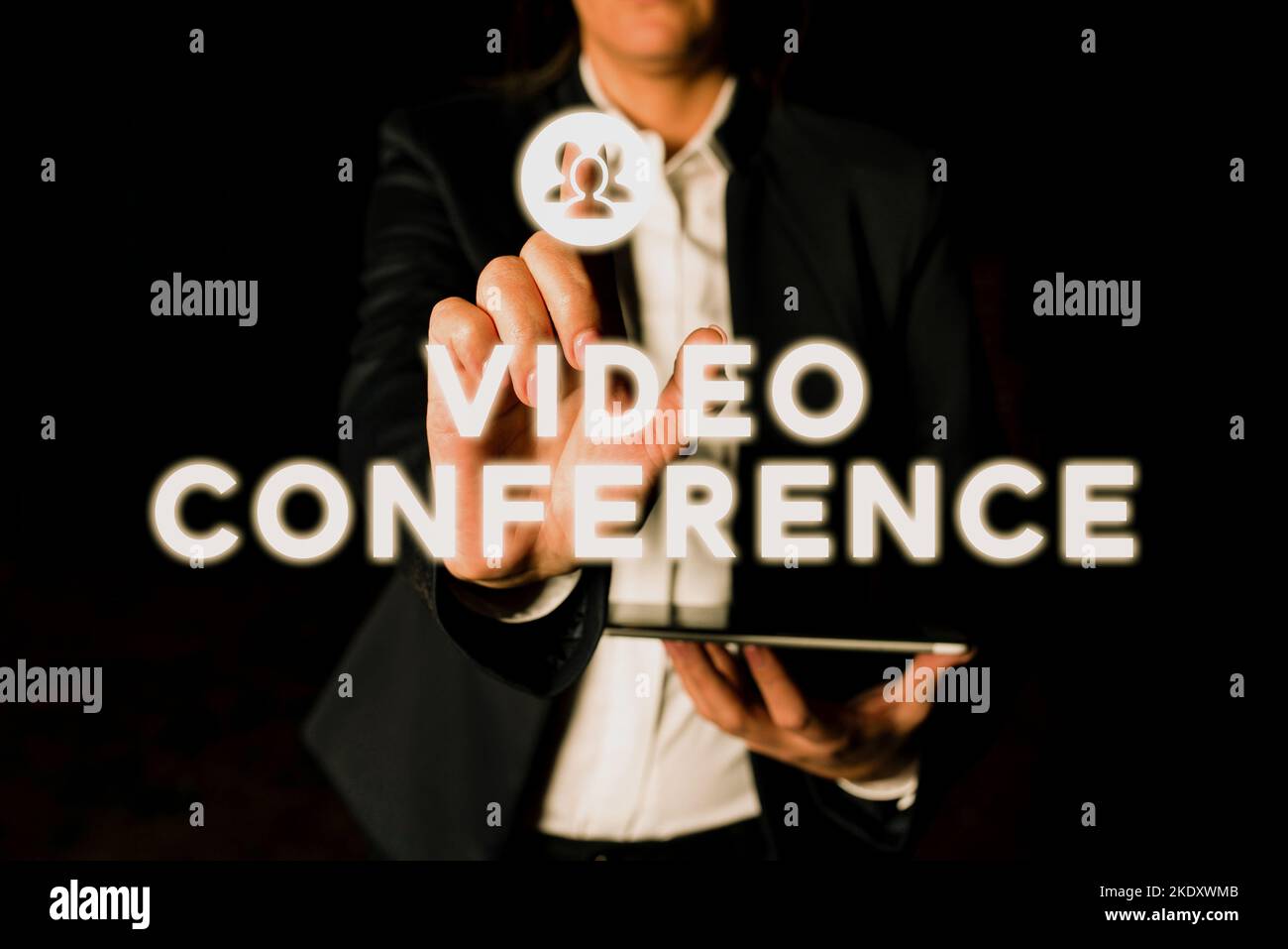 Text showing inspiration Video Conference, Concept meaning showing in