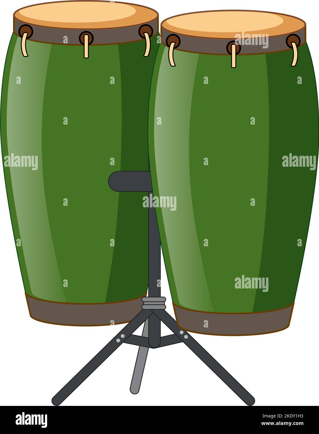 Conga drum musical instrument illustration Stock Vector Image & Art Alamy