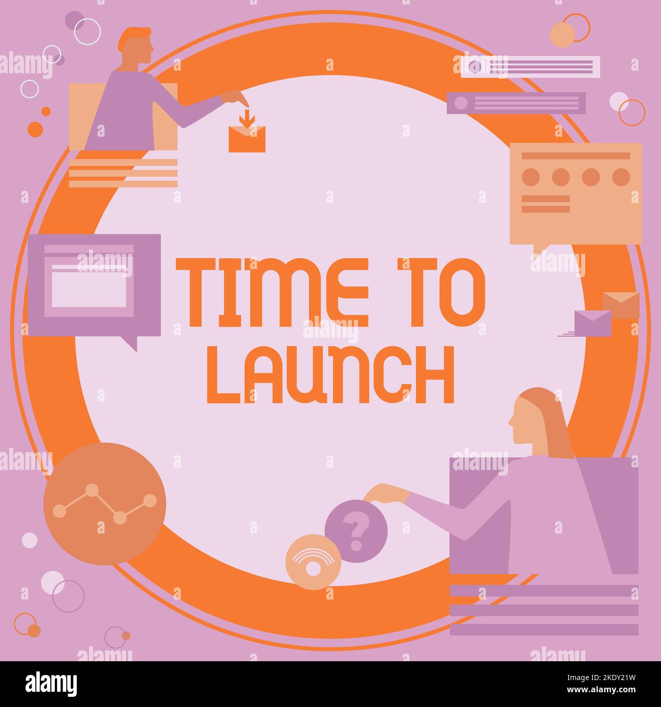 Text showing inspiration Time To Launch, Business approach Business ...