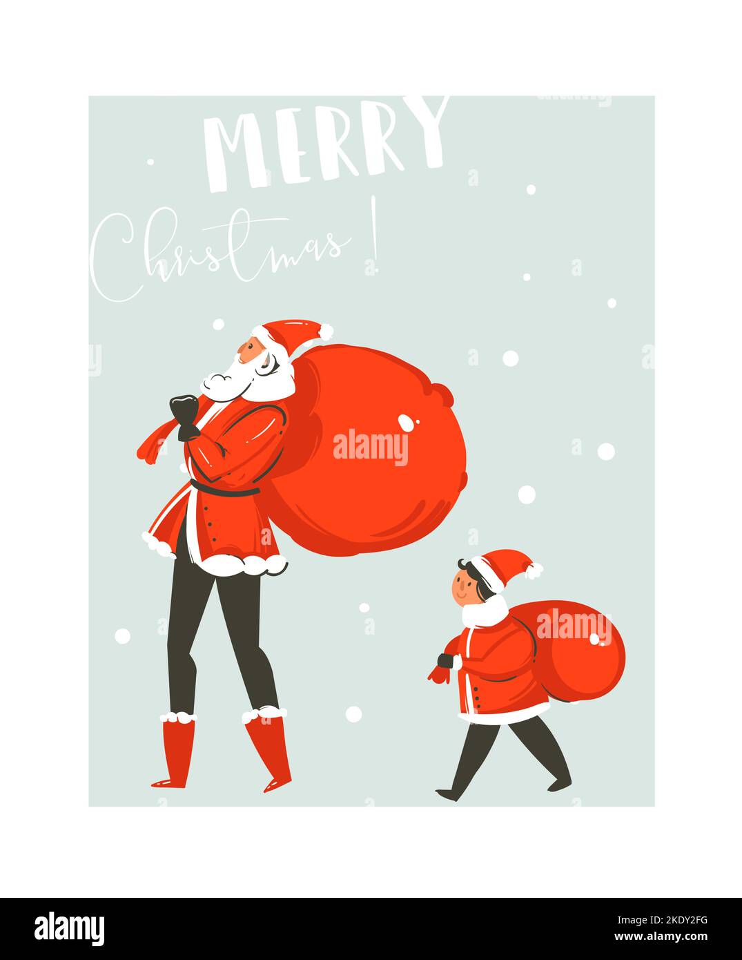 Santa claus small toy Stock Vector Images Alamy