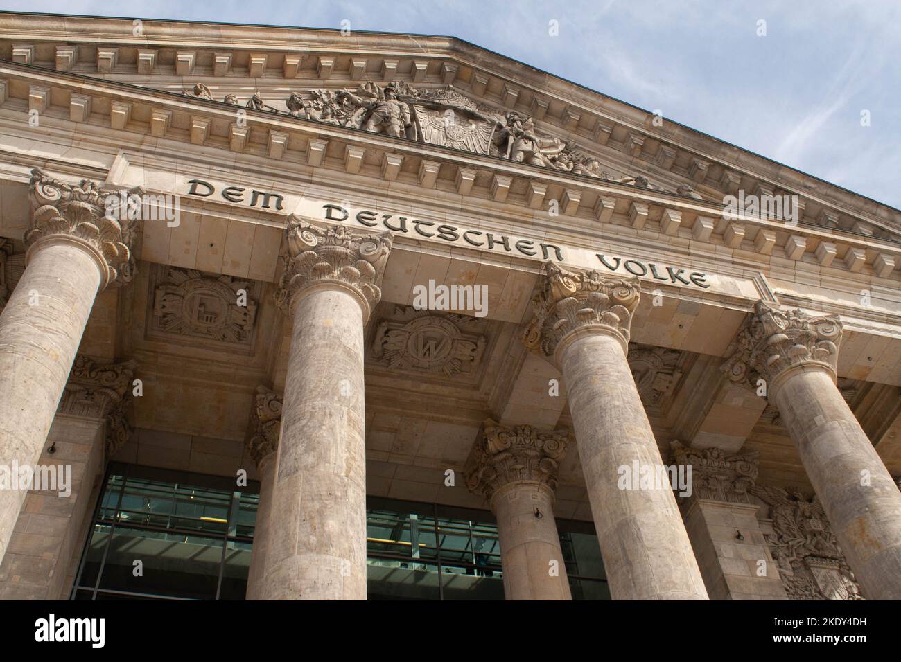 Berlin (Germany) Reichstag Palace Stock Photo