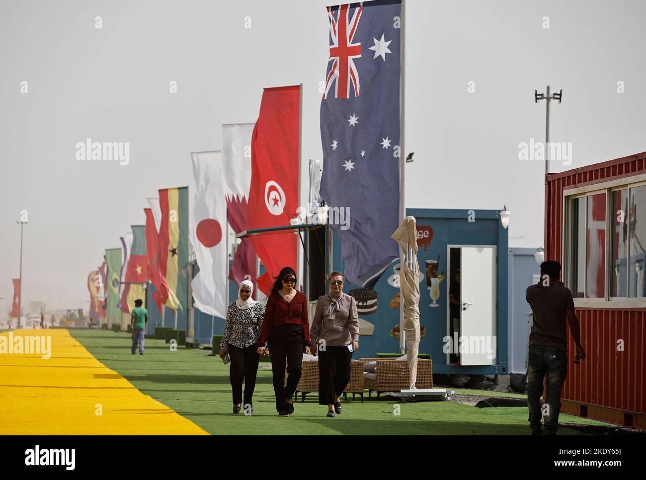 World cup fan village qatar hires stock photography and images Alamy