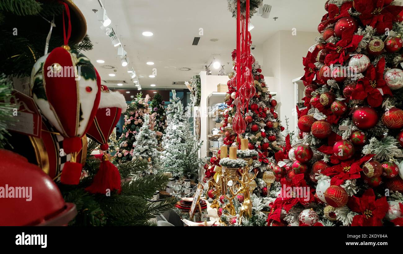 Belgrade, Serbia November 06, 2022 Casa Bianca store selling