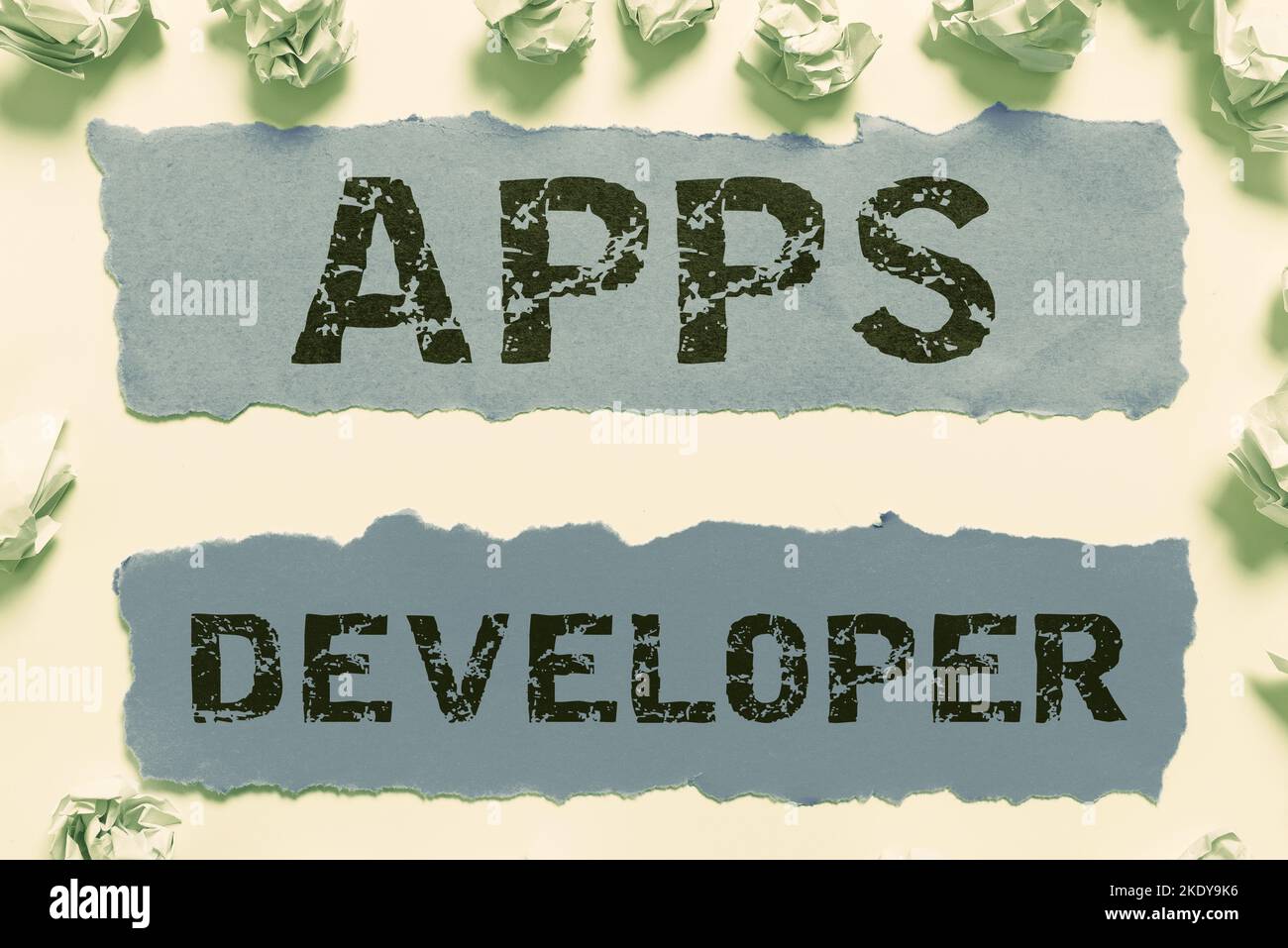 Inspiration showing sign Apps Developer, Word for Graphic artist Software Programmer and Analyst Experts Stock Photo
