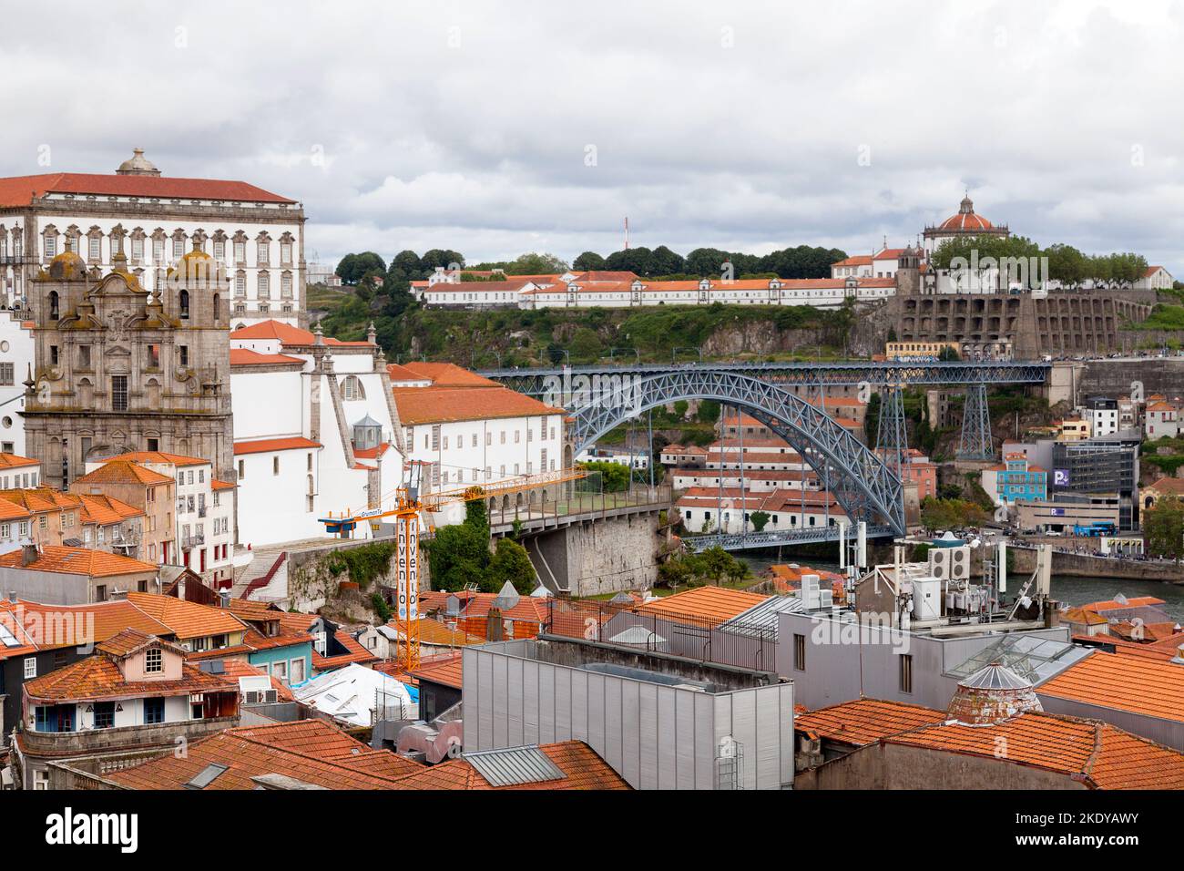 Porto, Portugal - June 03 2018: Panoramic view of the cities of Porto ...