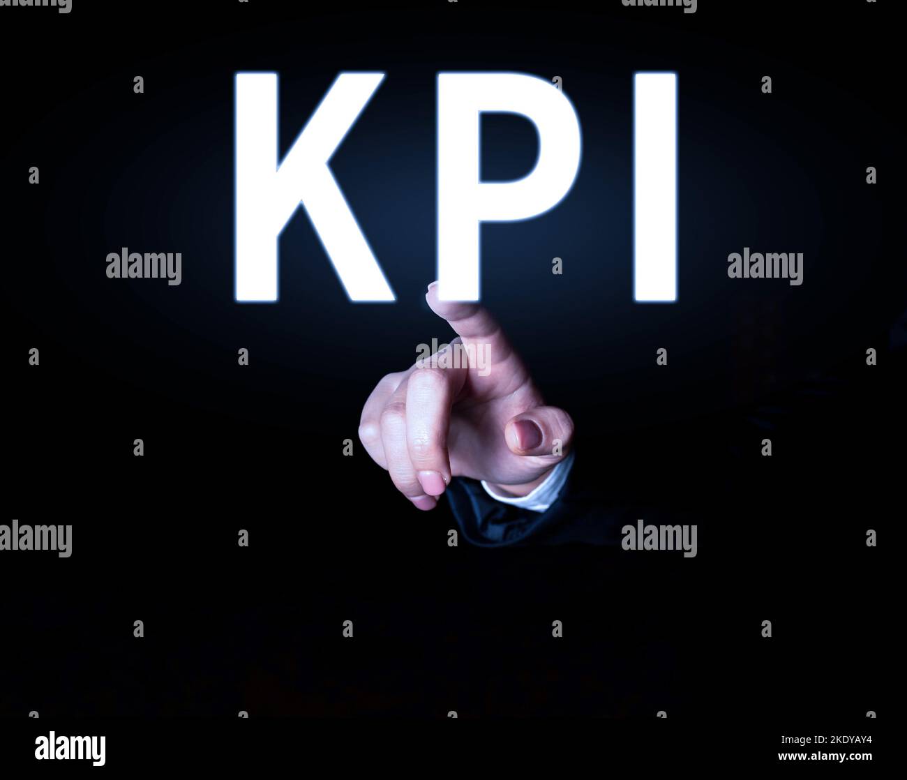 Text sign showing Kpi, Business showcase demonstrates how effectively ...