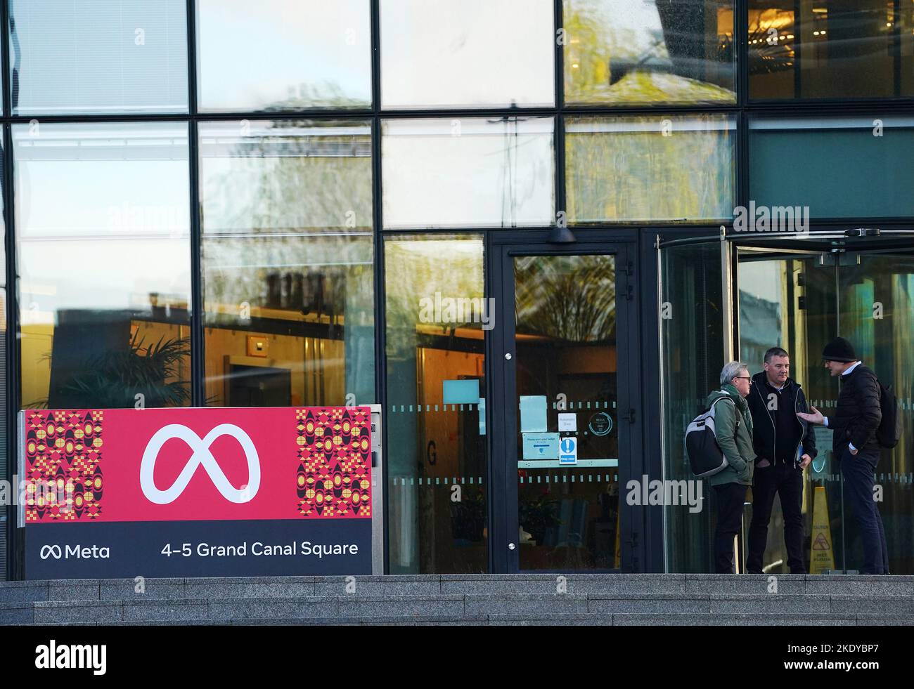 A view of Facebook parent company Meta's headquarters in Dublin as