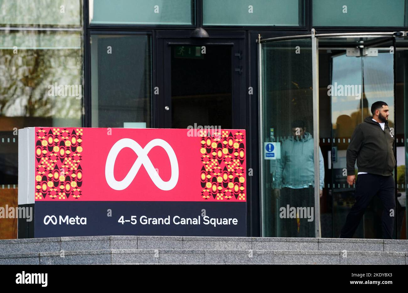 A view of Facebook parent company Meta's headquarters in Dublin as