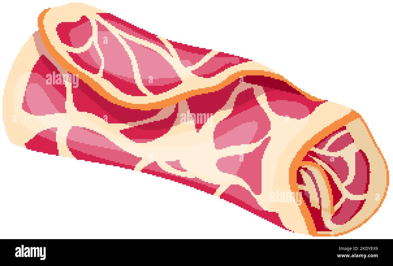 ham meat cartoon vector illustration Stock Vector Image & Art Alamy