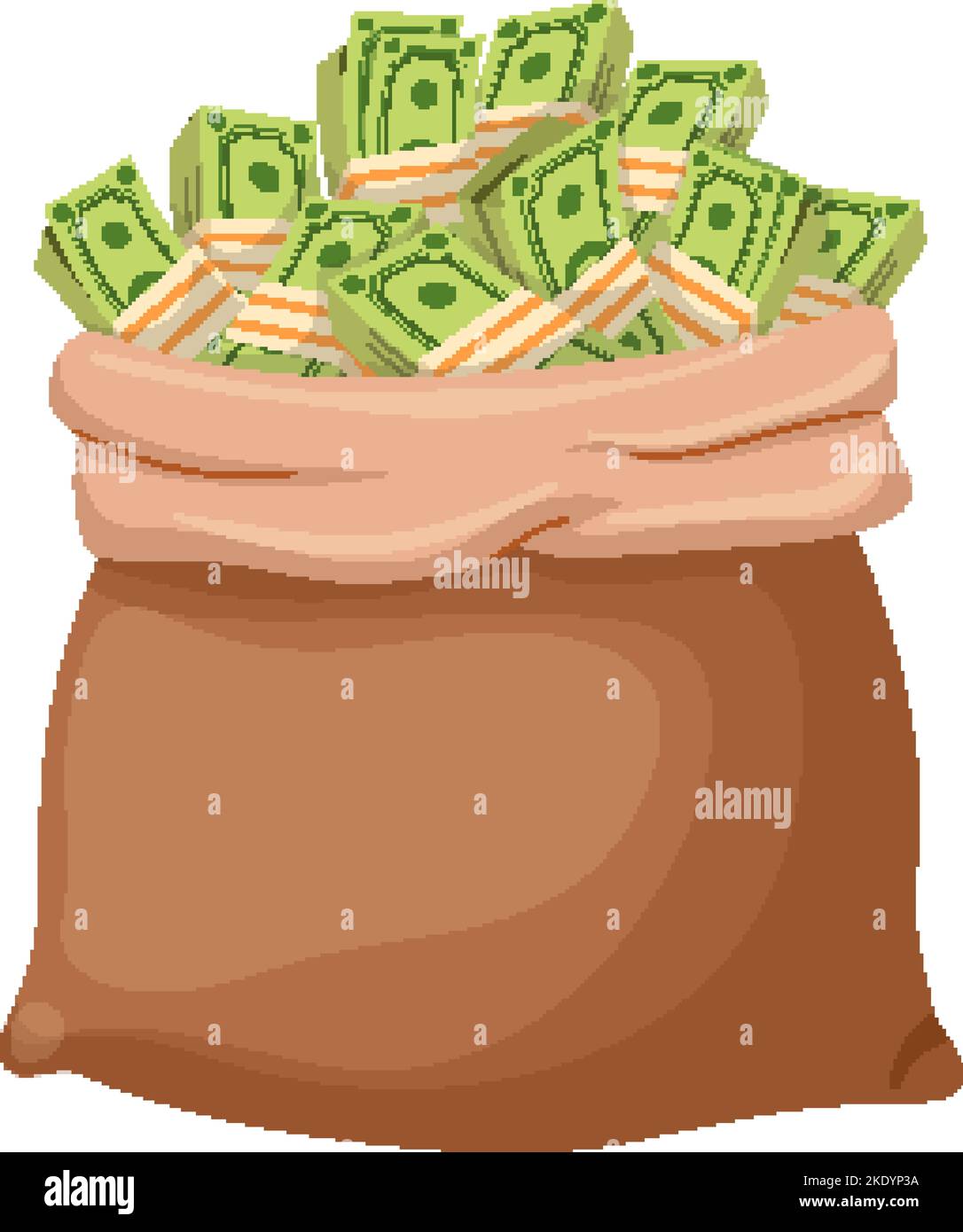 money bag cartoon vector illustration Stock Vector Image & Art Alamy