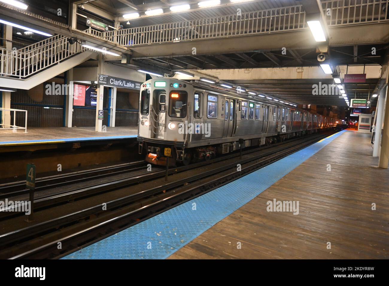 Metro de Chicago Stock Photo Alamy