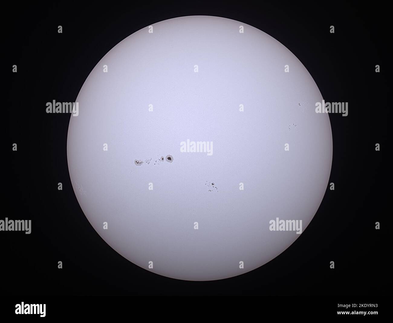 Sunspots on the Sun Stock Photo - Alamy