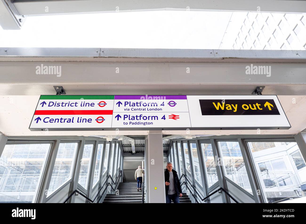 Ealing Broadway Elizabeth Line Station Stock Photo Alamy