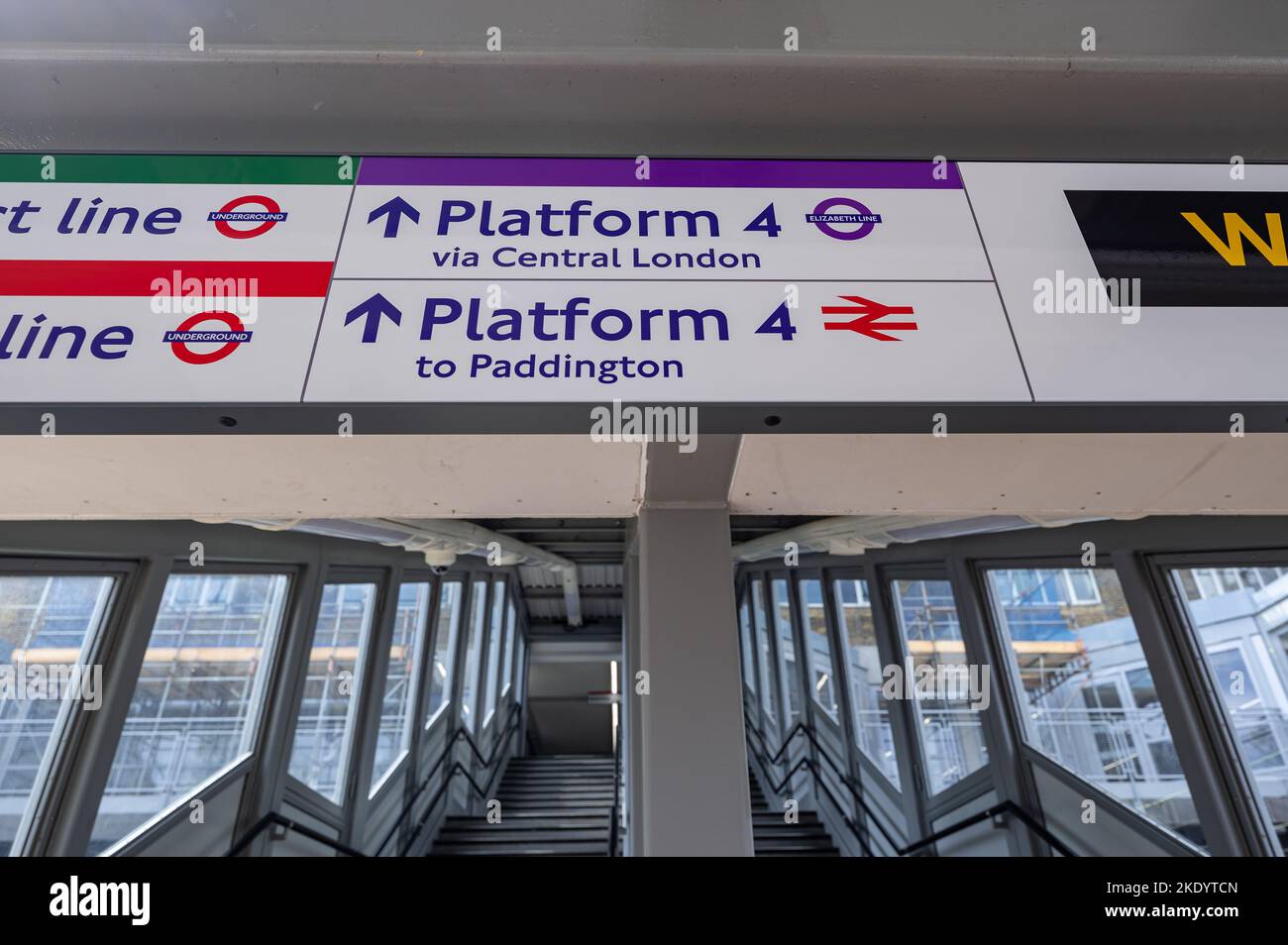 Ealing Broadway Elizabeth Line Station Stock Photo Alamy