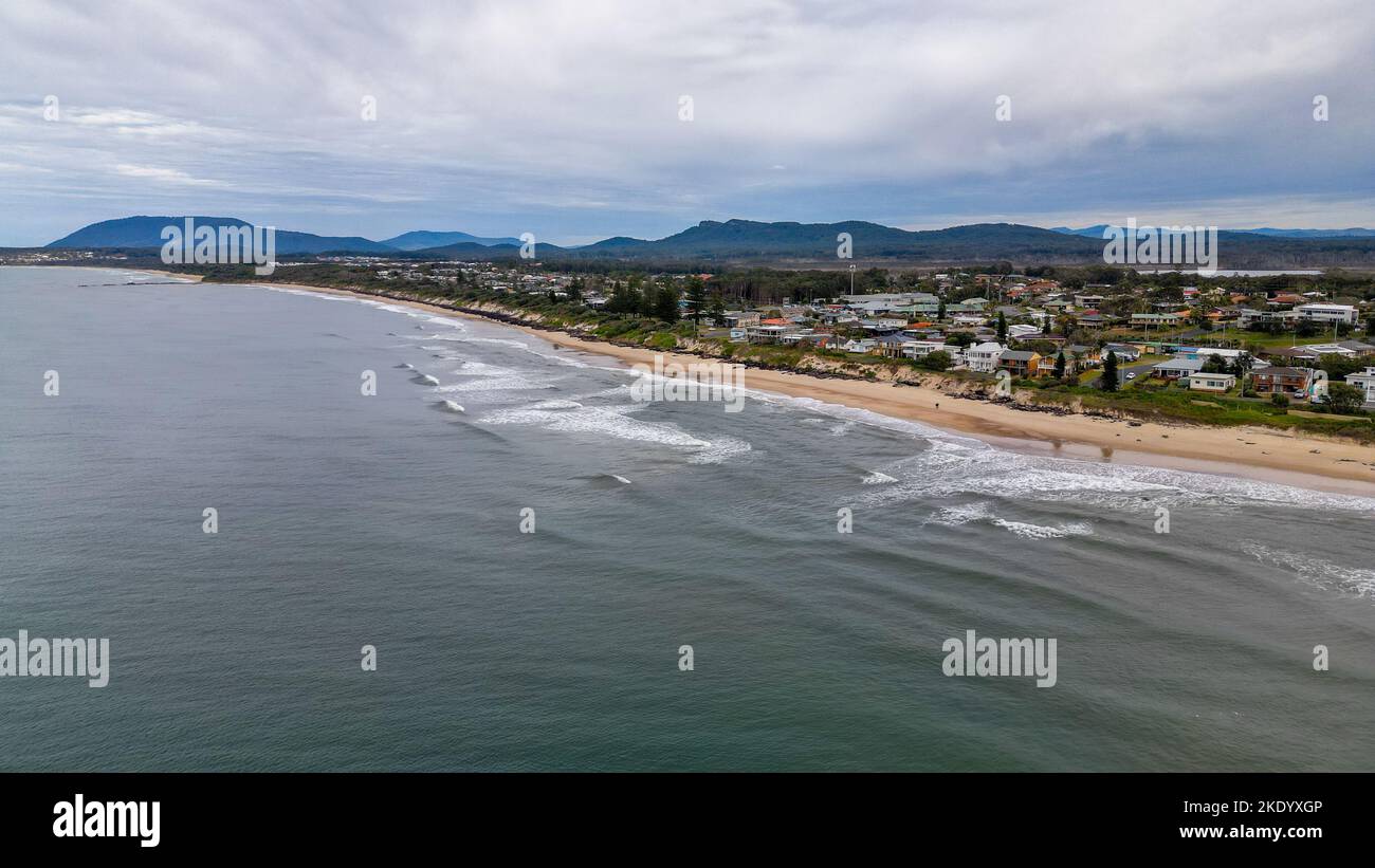 An aerial view of the Lake Cathie NSW, Australia Stock Photo Alamy