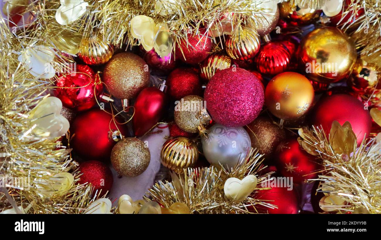 Christmas balls Stock Photo