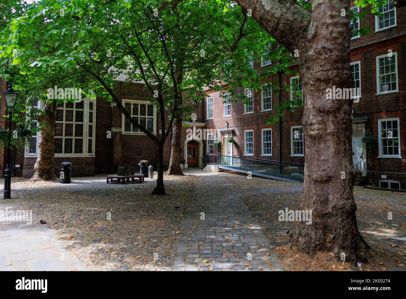 The historical Barnard's inn building in Holborn, London, England Stock
