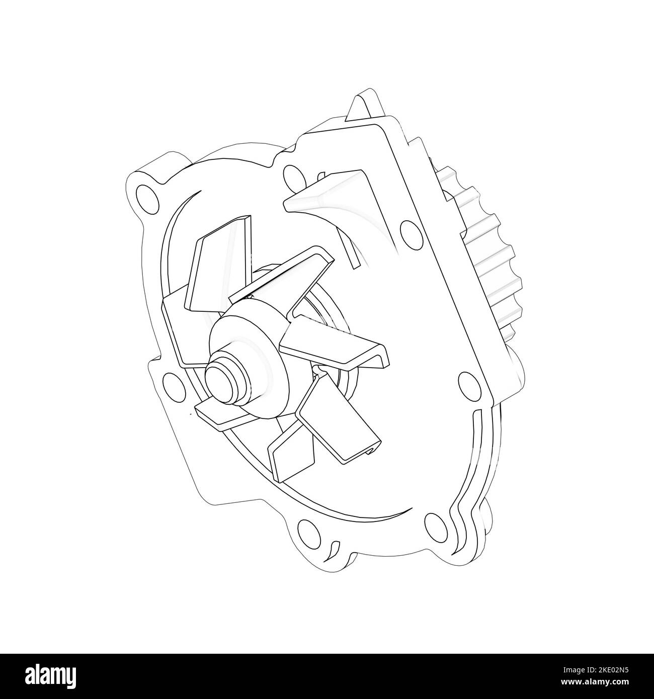 car-water-pump-diagram