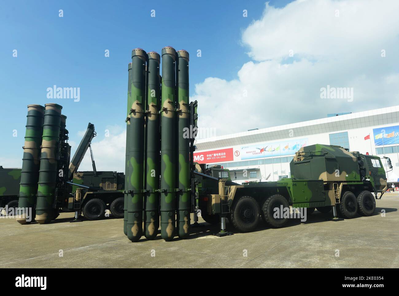 ZHUHAI, CHINA - NOVEMBER 9, 2022 - The HQ-9 system, a long-range air ...