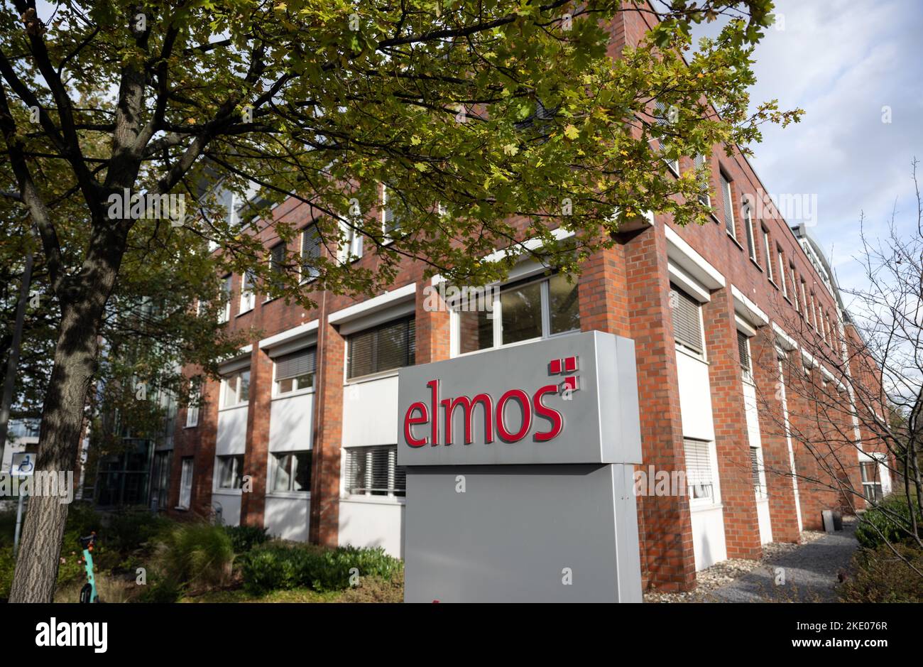 Dortmund, Germany. 09th Nov, 2022. The company sign of Elmos ...