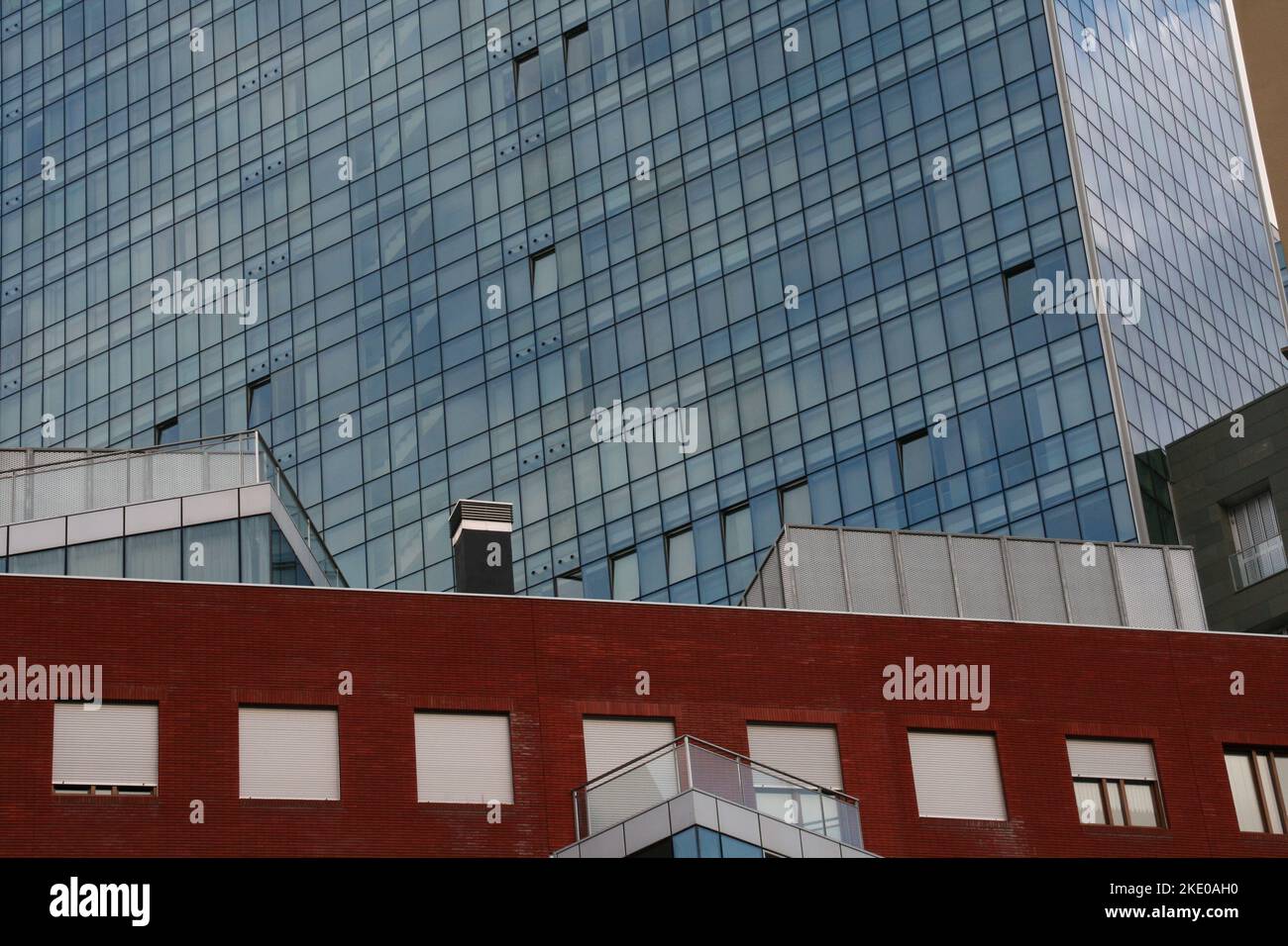 The modern office buildings in Bilbao Stock Photo - Alamy