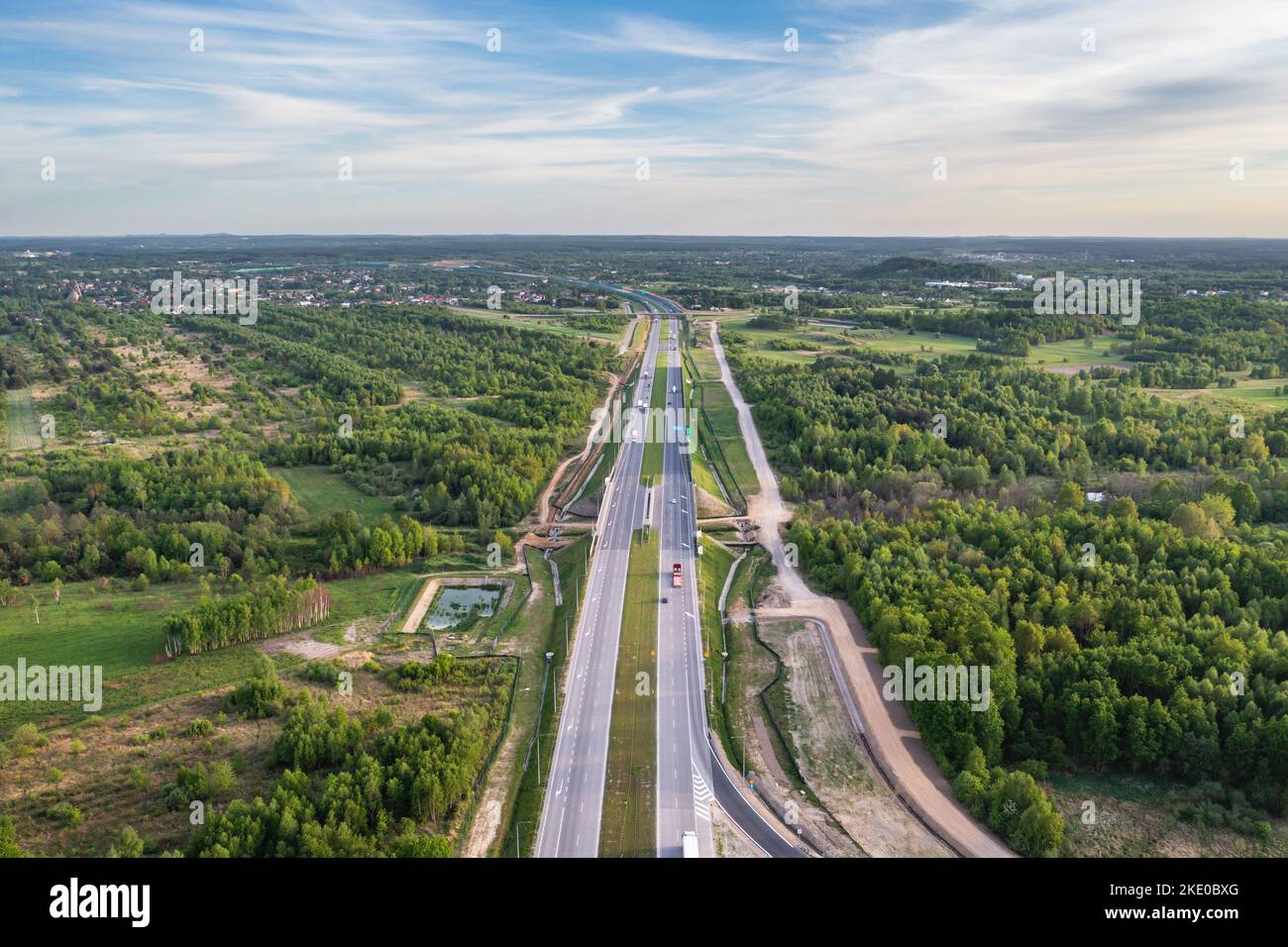 Amber highway hi-res stock photography and images - Alamy