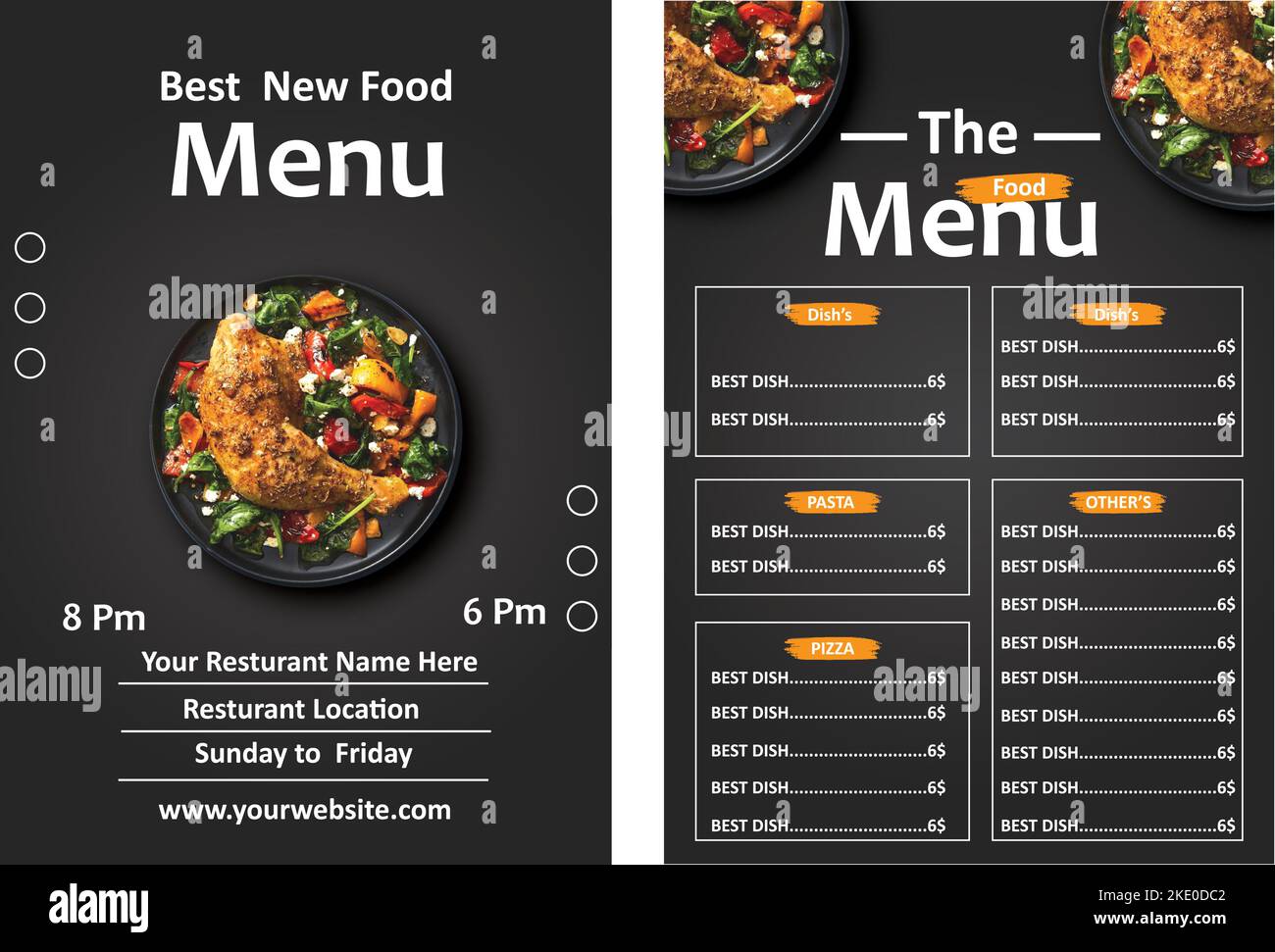 Simple menu hi-res stock photography and images - Alamy