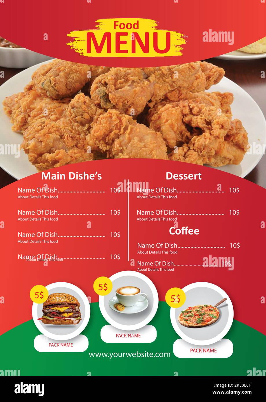 Simple menu hi-res stock photography and images - Alamy