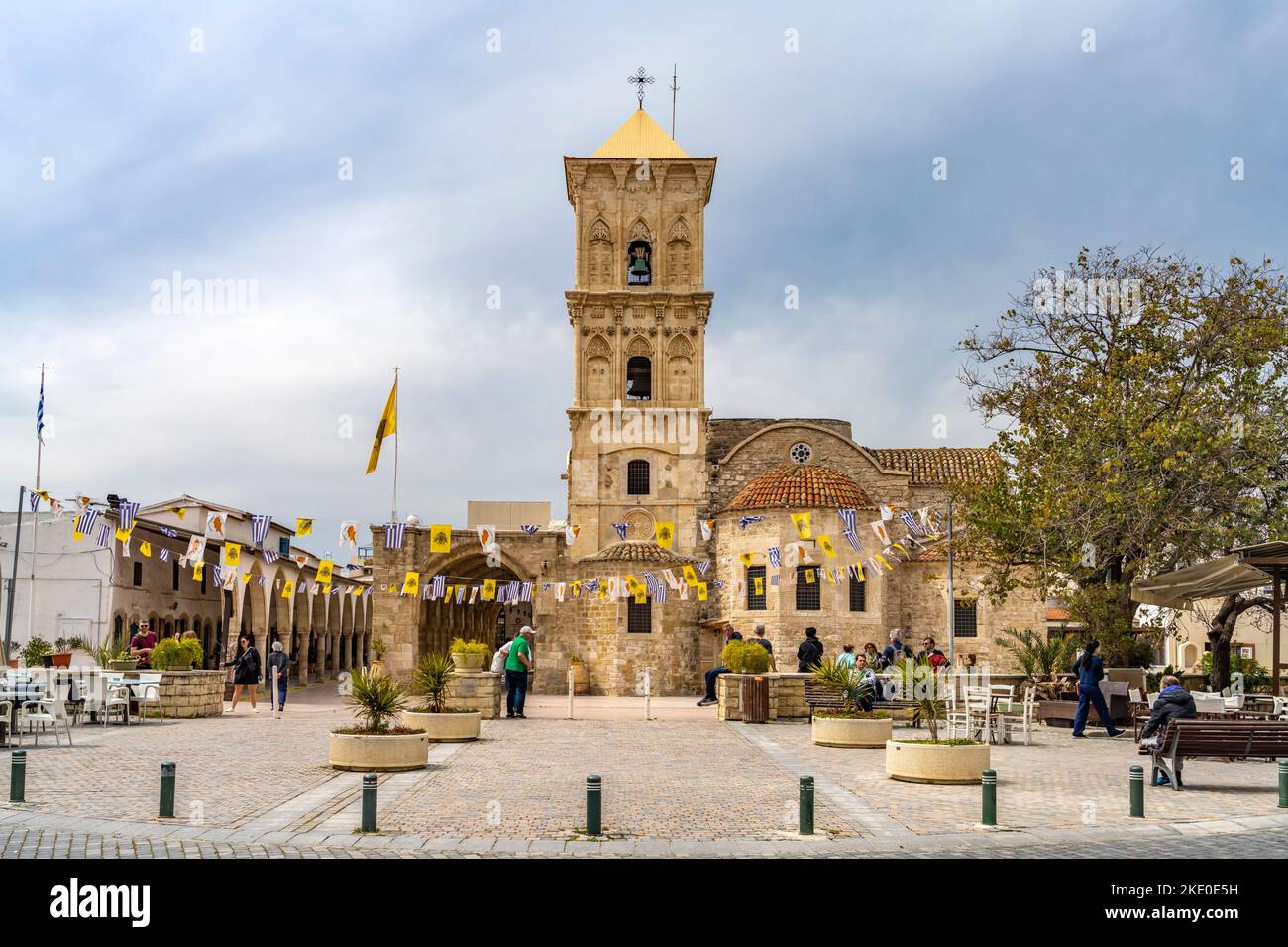 Die Agios Lazaros Kirche in Larnaka, Zypern, Europa  |  The Church of Saint Lazarus,  Larnaca, Cyprus, Europe Stock Photo