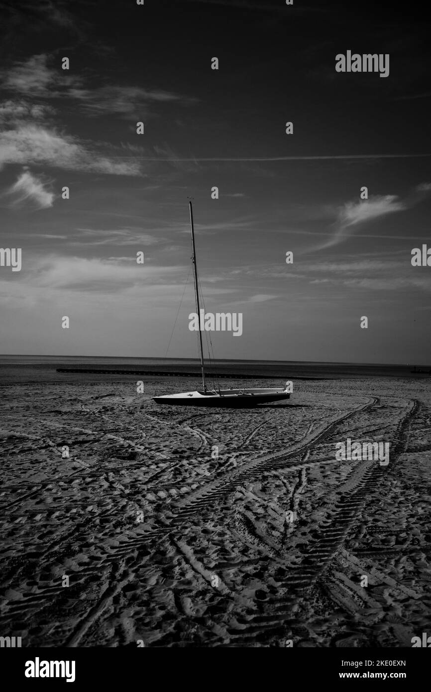 A boat in the seaside Stock Photo - Alamy