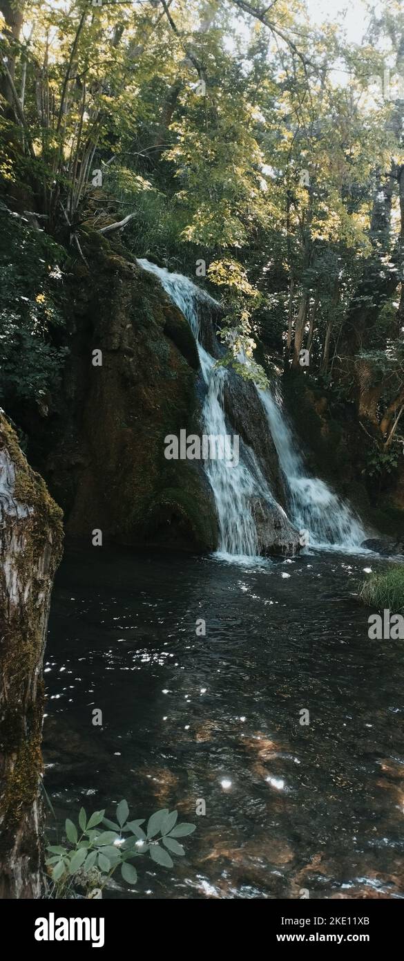 Shot beautiful waterfall hi-res stock photography and images - Alamy
