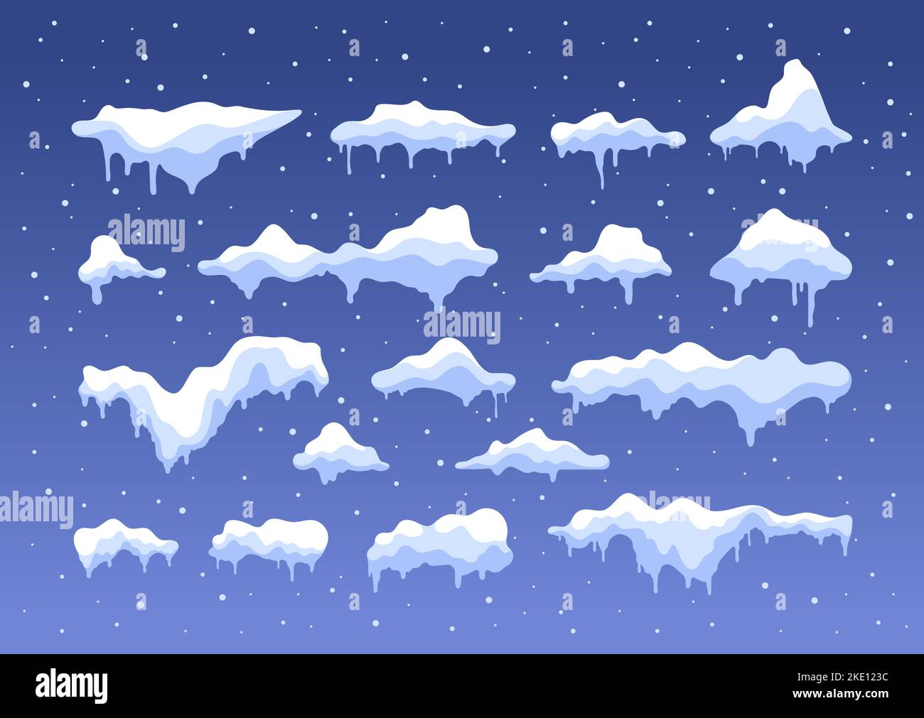 Snow Drift Roof Stock Vector Images - Alamy