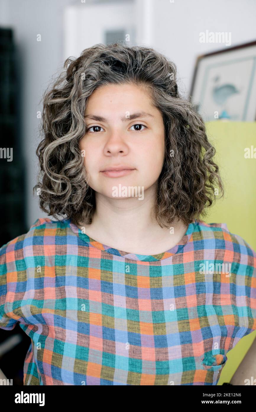 Curly hair pattern hi-res stock photography and images - Alamy