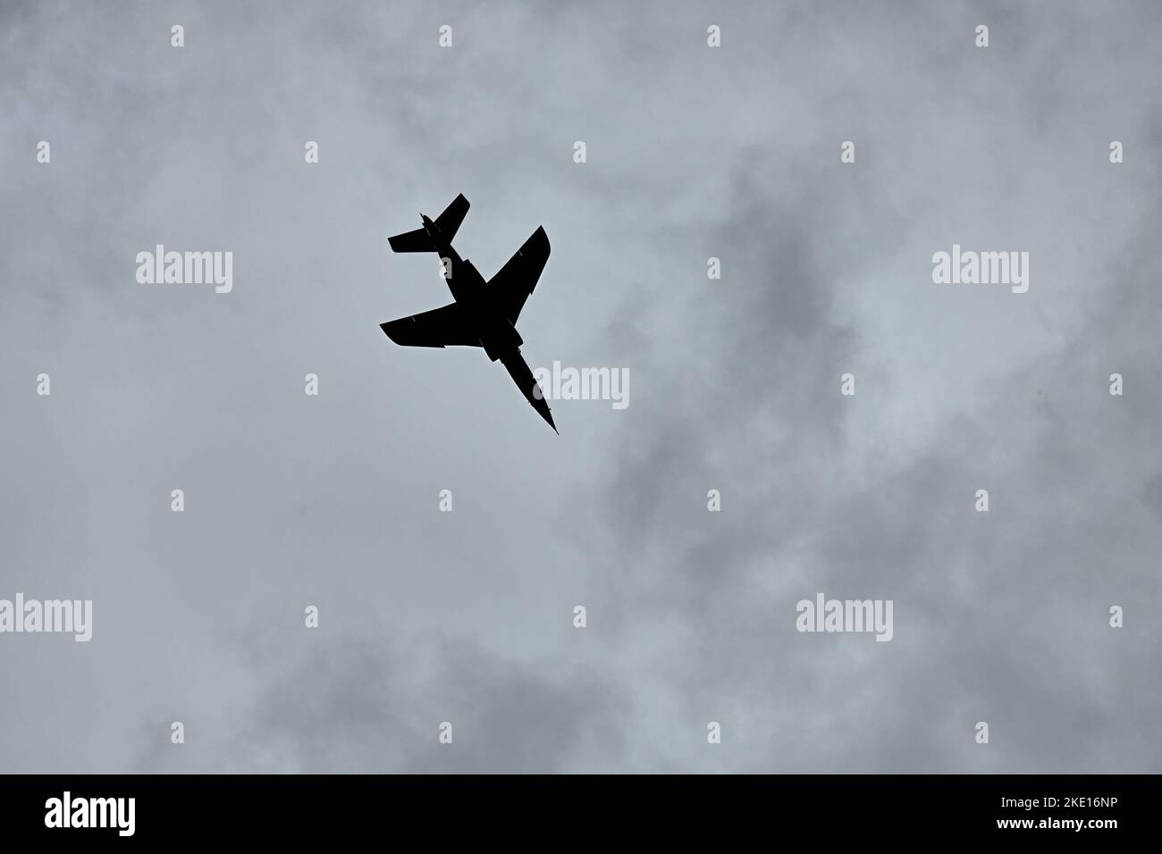 Fighter Jet Plane Flying By Stock Photo